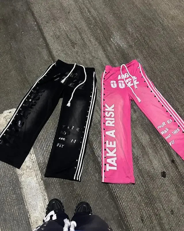 Harajuku Retro Unisex Sweatpants/ Hoodie & Sets