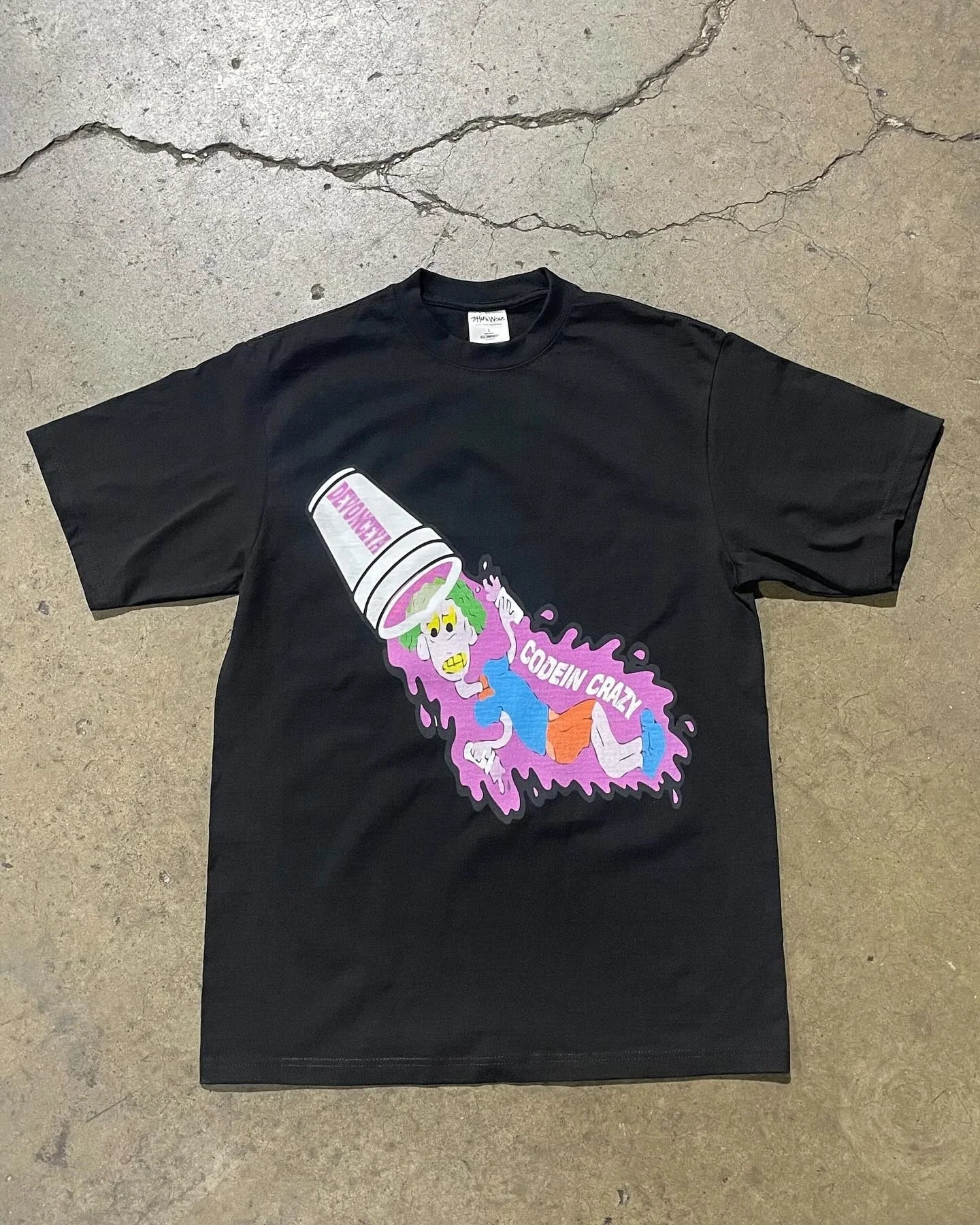 “Big Head” Short Sleeve Graphic Tee Harajuku Unisex (2000s)