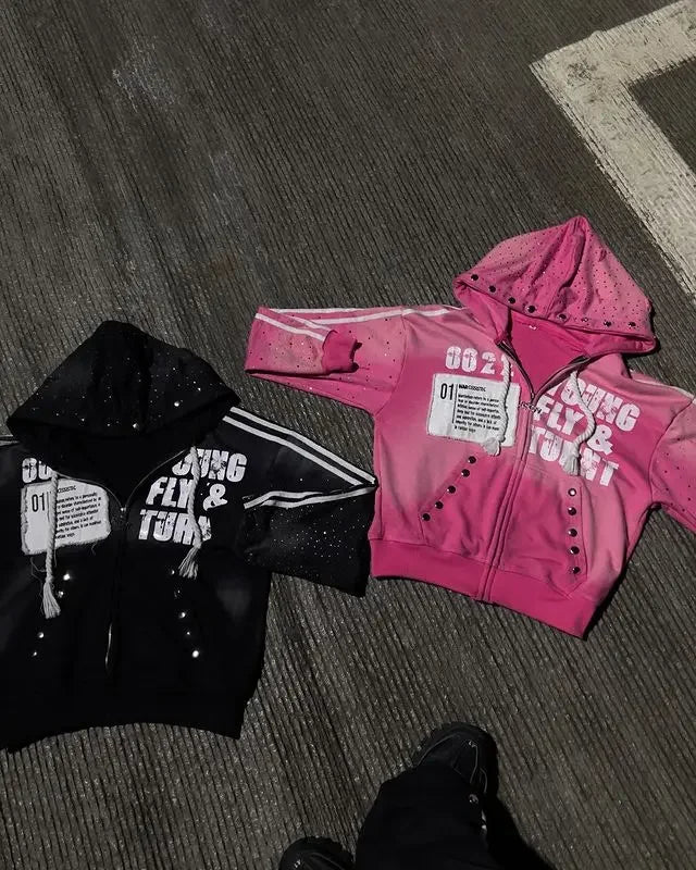 Harajuku Retro Unisex Sweatpants/ Hoodie & Sets