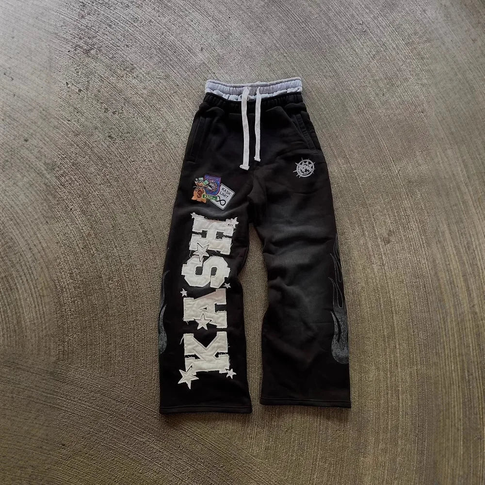 Kash Double stacked Unisex pants